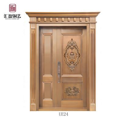 China Unique Design Copper Uneven Double Door for sale