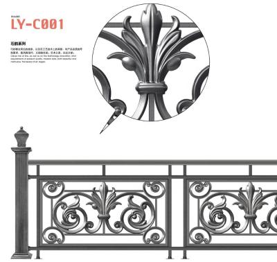 China Easily Assembled Deluxe Cast Aluminum Balcony Fence for sale