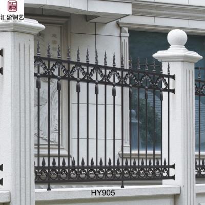 China Europe Hot Sales Easily Assembled Aluminum Outdoor Decorative Garden Fence for sale