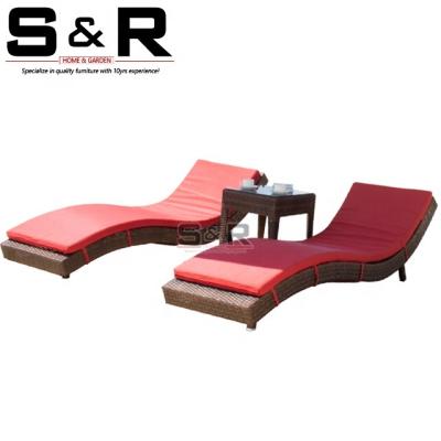 China Eco-friendly\UV Resistant\Water Proof\Sun Resistant Outdoor Sofa Bed/Pool Weather Beach Chairs Outdoor Living Room Furniture SR-LD318 for sale