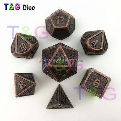 China Plating silver or gold color top quality zinc metal carve dungeons and dragons with antique effect dies for sale