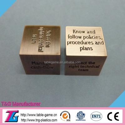 China Plating Silver Or Gold Color High Quality Custom Metal Dies With Copper Effect for sale