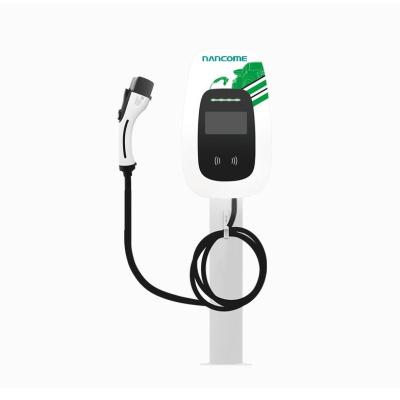 China Home Commercial AC EV Charging Single Phase 32a Car Manufacturers EV Wall AC Charger 7kw Two Way Battery for sale