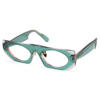 China OEM NEW Fashion Glasses Man Reading Glasses Acetate Optical Frames Handcrafted Unique Square Glass Eyewear Frames Custom Glasses Frames For Women Men for sale