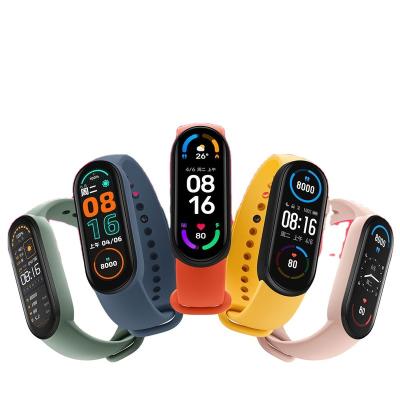 China MP3 M3 M4 M5 M6 new smartband playback 2021 MI band 6 wrist watch m6 sport fitness tracker waterproof smart bracelet smartwatch for sale