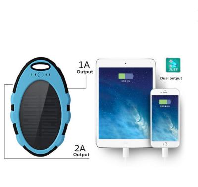 China Fashional Fast Charging Support Shape Solar Waterproof Universal Charger 5000mah Wireless Power Bank Promo Gifts For Iphone With Key Chain for sale