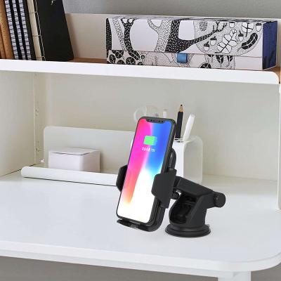 China 2019 New Products Mobile Phone Usb 10W Holder Qi Fast Phone Battery Car Wireless Charger For Qi 5W Apple 7.5W iphone xs cell phone for sale