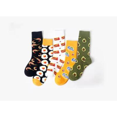 China Cartoon Trend Fruit Pattern Quality Printed Very Popular QUICK DRY Socks for sale