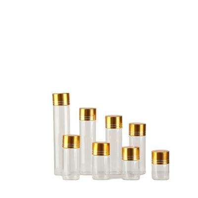 China Gift 22 mini and large diameter tube 5ml 8ml 10ml 20ml glass tube reagent vials bottle cap bottle tube with screw cover for sale