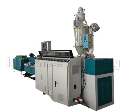 China Electrical Wire Cable Threading Single Wall Corrugated Pipe PE Pipe Extrusion Making Machine Production Line for sale