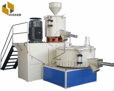 China Resin Formulating Plastic Flour Easy Operation Mixer Hot Cold Mixing Unit for sale