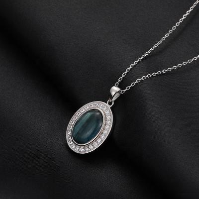 China Custom HOT Trend Photo Kyanite Necklace Pendants For Women Hip Hop Fashion Jewelry for sale