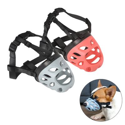 China Viable Dog Accessories Adjustable Pet Mouth Muzzles Anti-Sharp Breathable Basket Dog Muzzle For Small, Medium, Large And X-Large Dogs for sale