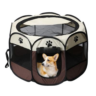 China Breathable Portable Outdoor Foldable Cat Room Pet Summer House Tent Dog Cage Noise Large Dogs Room Large Dog Tent Delivery for sale