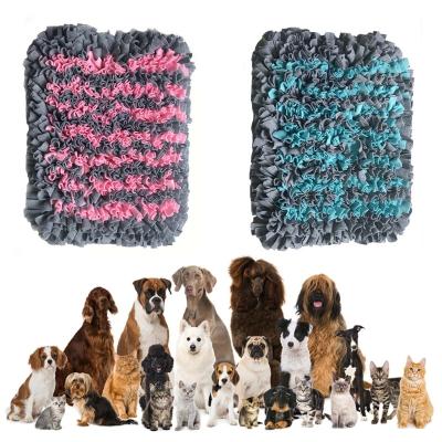 China Stocked Pet Activity Enrichment Dog Sniffing Mat Food Game Blanket Puzzle Mat Dog Smell Nose Work Sniff Mat For Dogs for sale