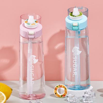 China Fruit Free Flavor Sports Food Grade Plastic Bpa Water Bottle Water Bottle With Flawour Pods for sale