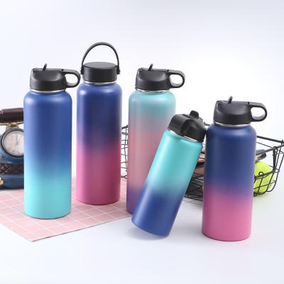 China Customized PORTABLE Stainless Steel Vacuum Flask Water Bottle Insulated Sports Bottle for sale