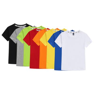 China Gift 180g Breathable Promotional Boys Clothing T-shirt Toddler T-shirts Plain Cotton 100% for sale