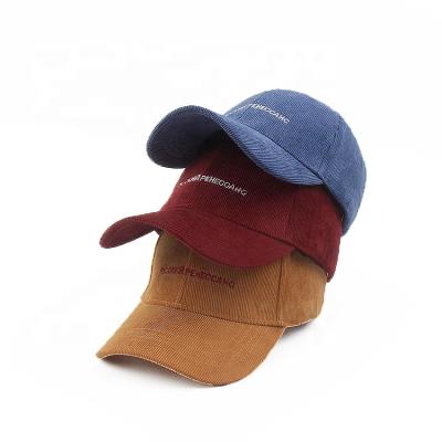 China Snapback 5 Panel Sports Corduroy Hats Baseball Cap Men Custom New Idea Agriculture Color Letters Blue Embroidery Logo for sale