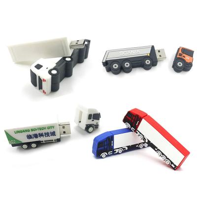 China Agriculture promotion gifts drive truck pvc customize pen usb pendrive for sale