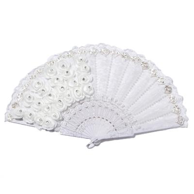 China Polyester & promotional spandex wedding supplies decorative fathers mini feather hand favors personalized wedding fans for sale