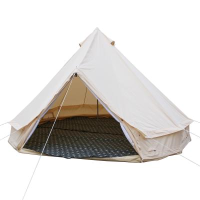 China Camouflage Game Mounthood / Field Fashion Waterproof Outdoor Camping Cotton Canvas 3-6m 4 Season Bell Teepee Tent for sale