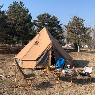 China Good Quality Camouflage/Field Safe Play Tent And Colorful Glamping Bell Canopy Dresser For Outdoor for sale