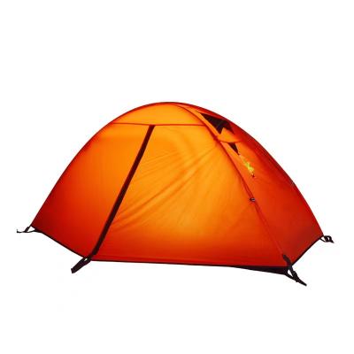 China Hot Selling Diagonal Tying Type Easy To Carry Single Travel Outdoor Camping Fishing Beach Tent for sale