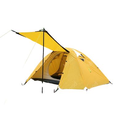 China Wholesale Lightweight Double Person Waterproof Mountain Outdoor Tent 2 Person Diagonal Tying Type Camping Tent for sale