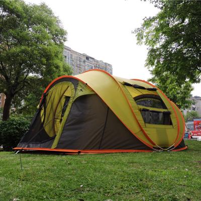 China 3/4 Mounthood Camping Tent Persn Fashion Portable Waterproof Aluminum Type Straight Tying Lightweight Tent And Windproof for sale