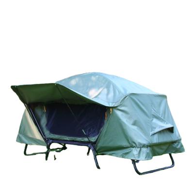 China Camouflage Game / Field Waterproof Camping Outdoor Foldable Rise Single Walking Bed for sale