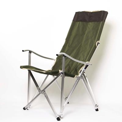 China Camping Mounthood Aluminum Folding Camping Chair With Armrest Super Portable Outdoor Double 600D Oxford Cloth The High-Back for sale