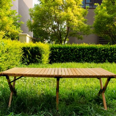 China Solid Wood Picnic Folding Table and Outdoor Reception for sale