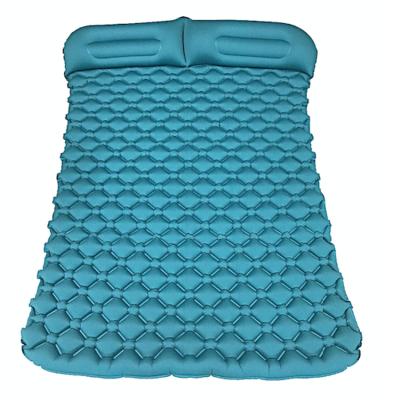 China Portable and Easy to Travel Large Size Self-propelled Carry Mounthood 2 Person 80D Polyester Double Seat PVC Portable Inflatable Sleep Protection Mattress for sale