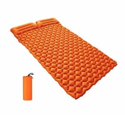 China Portable And Easy To Carry Mounthood Durable Inflatable Outdoor Tpu Nylon Sleep Pad Camping Self-inflating Mat for sale