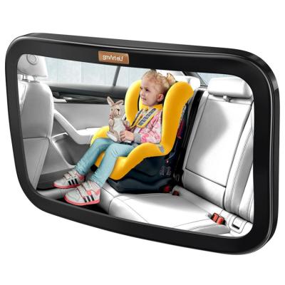 China High Quality 360-Degree Rotation Style Rear Seat Shatterproof Safety 360 Rotating Wide Clear Wide Car Mirror New for sale