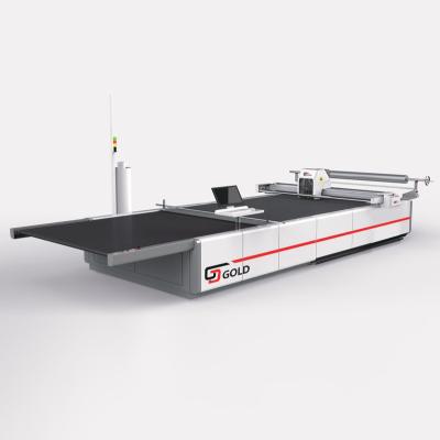 China Intelligent Control 1625 Automated Servo Cloth Pieces Cutter Cloth Cutting Table for sale