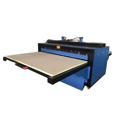 China Large Fabric Printing Piece By Piece Large Format Pneumatic Sublimation / Single Flatbed Heat Press Transfer Machine Hydraulic for sale