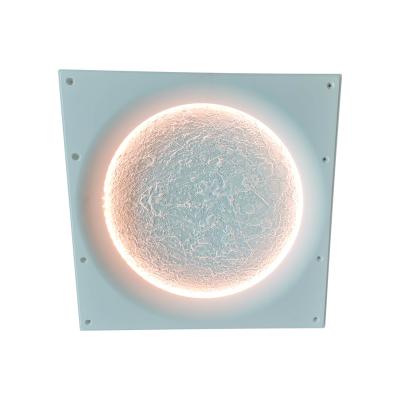 China Scandinavian KD16 New LED gypsum lamp manufacturers moon wall  moon ceiling lamp hole lamp home for sale