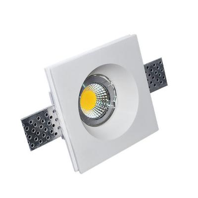 China Surface Mounted XD07 Modern indoor white plaster bright LED plaster linear light ceiling light downlight suitable for home office hotel for sale