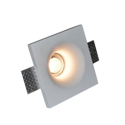 China Surface Mounted XD17 Modern popular interior decoration ceiling embedded frameless dimmable LED gypsum lamp for sale