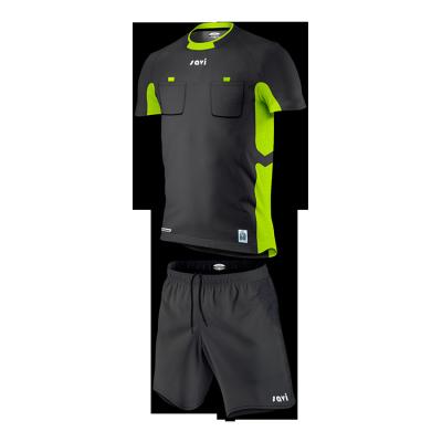 China Quick-drying classic soccer referee uniform for sale