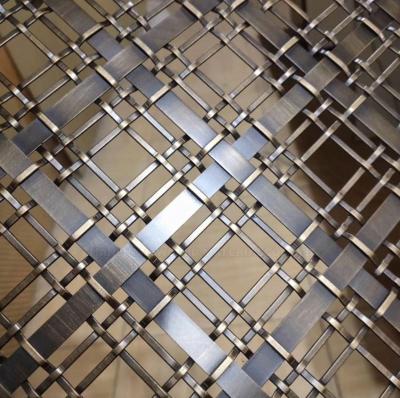 China High Corrosion Resistance Plain Weave Gold Color Metal Epoxy Coated Stainless Steel Decorative Wire Mesh for sale