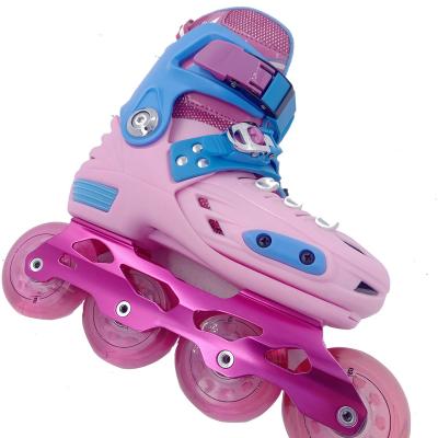 China Good Quality Plastic Hard Shell Factory Top Professional Manufacturer Design Inline Roller Shoes Snap Kids Custom Roller Skate for sale