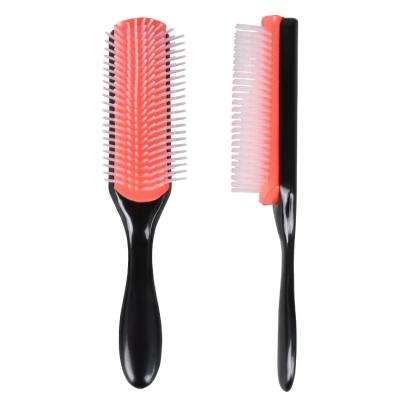 China Hand held order accept brush factory private label for gents white bristle denman brush for sale