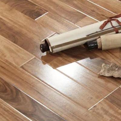 China Modern Laminate R-104, China Wholesale Price Wood Grain Slippers Fireproof Laminate Flooring Made for sale