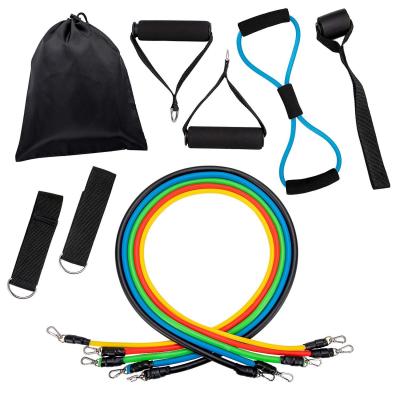 China Durable Figure 8 Gather Elastic Rope Chest Muscle Training Equipment Household Resistance Exercise Band Set for sale