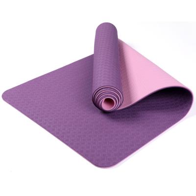 China Fitness Tape Factory Direct Sale Exercise PU Floor Rubber Band Pilates Custom Coupons Eco-Friendly Prices Printed Personalize Yoga Mat for sale