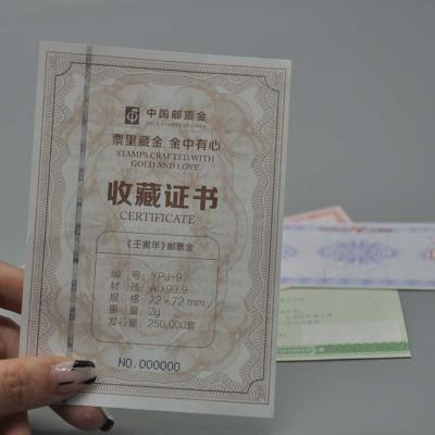 China Print cash vouchers clearly high quality paper printing paper discount coupons admission tickets for sale