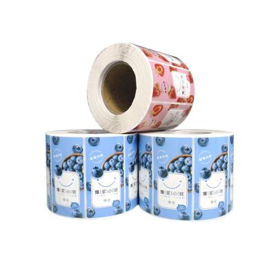 China Heavy Duty Waterproof Synthetic Meat Product Freezer Packaging Labels Food Grade Frozen Food Stickers for sale